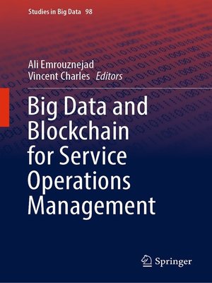 cover image of Big Data and Blockchain for Service Operations Management